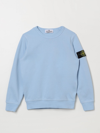 Stone Island Junior Sweater  Kids Color Sky Blue