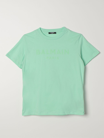 Balmain T-shirt  Kids Kids Color Green