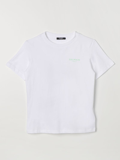 Balmain T-shirt  Kids Kids Color White 1