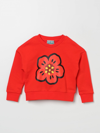 Kenzo Boke Flower-print Crew-neck Sweatshirt In Red