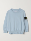 Stone Island Junior Sweater  Kids Color Sky Blue