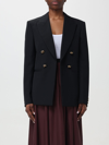 Bottega Veneta Women Wool Double-breasted Jacket In Black