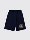 YOUNG VERSACE SHORTS YOUNG VERSACE KIDS COLOR BLUE,F32777009