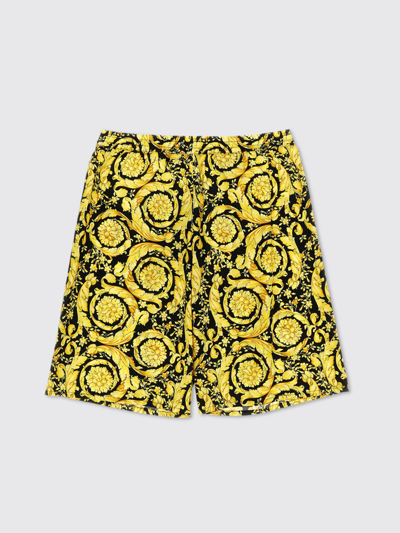 Young Versace Shorts  Kids Color Yellow