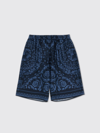 Young Versace Shorts  Kids Color Blue In Blue