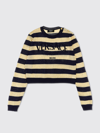 Young Versace Sweater  Kids Color Striped