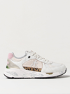 Premiata Logo Logo Low-top Sneakers In Multicolor