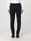 SAINT LAURENT trousers SAINT LAURENT MEN colour BLACK,F30020002