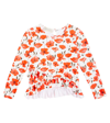 Suncracy Dubrovnik Floral Rashguard In Red