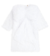 Caroline Bosmans Bow-detail Feather Dress In White