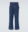Bode Knolly Brook Straight-leg Embroidered Jeans In Indigo