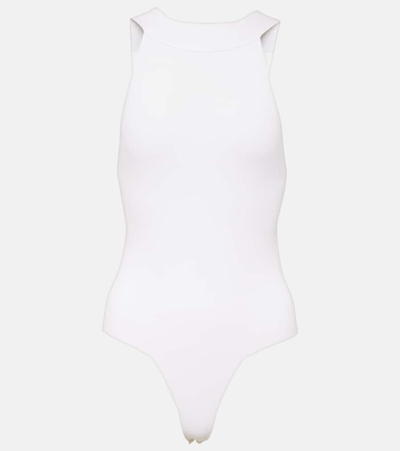 Khaite Campagna Jersey Bodysuit In Glaze