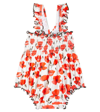 SUNCRACY BABY VALENCIA FLORAL SMOCKED SWIMSUIT
