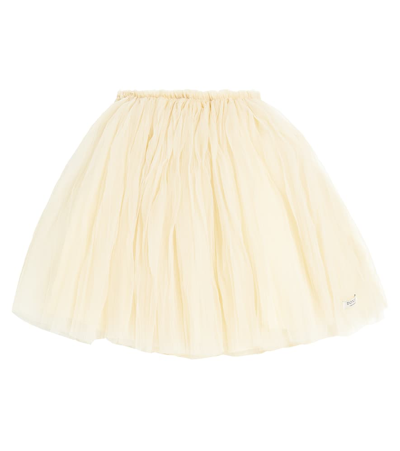 Donsje Kids' Kya Tulle Skirt In Pearl