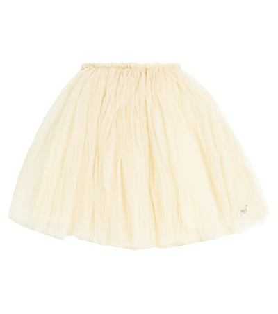 Donsje Kids' Kya Tulle Skirt In 中性色