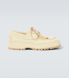 JACQUEMUS PAVANE LEATHER BOAT SHOES