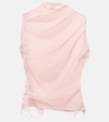DOROTHEE SCHUMACHER DRAPED TULLE TOP