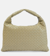 Bottega Veneta Small Hop Bag In Travertine - Muse Bra