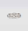 SHAY JEWELRY MINI DECO LINK 18KT WHITE GOLD RING