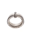 Werkstatt:münchen Connected Tape Ring In Metallic