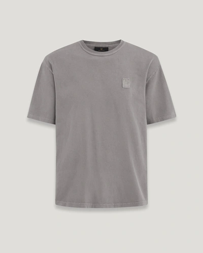 Belstaff Mineral Outliner T-shirt In Cloud Grey