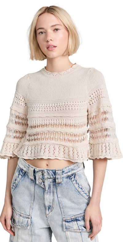 Isabel Marant Étoile Marant Étoile Woman Sweater Beige Size 2 Cotton