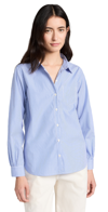 Birds Of Paradis Grace Classic Shirt Blue/white Stripe In Blue/white Stripe