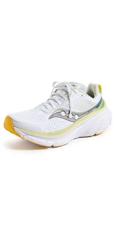 Saucony Guide 17 Trainers White/fern