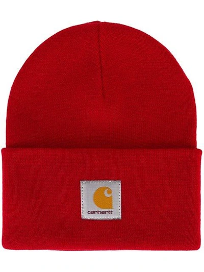 Carhartt Logo贴花套头帽 In Blastred