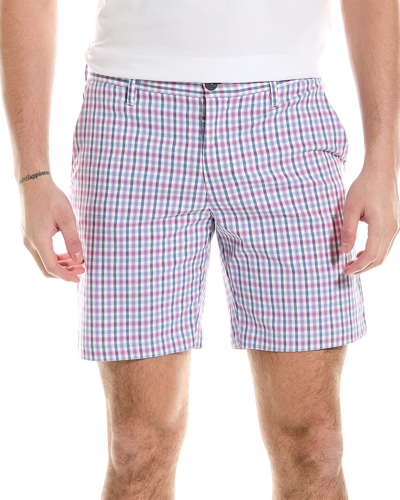 Tommy Bahama Tee Time Check Short In Purple