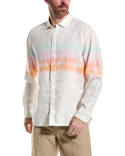 Tommy Bahama Men's Sunrise Tides Linen Long-sleeve Button-front Shirt In White