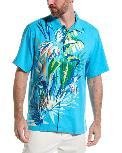 Tommy Bahama Men's Oh My Frond Silk Button-front Shirt In Blue