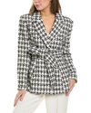 Alexia Admor Olya Plaid Belted Blazer