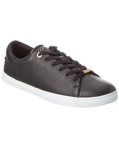 Ted Baker Feeka Leather Sneaker In Black