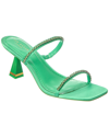 Ted Baker Womens Green Rinita Diamante Satin Sandals
