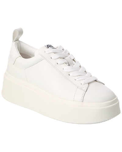 Ash Move S Leather Platform Sneaker In White