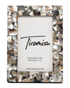 Tiramisu Mother Of Pearl Picture Frame In Grey