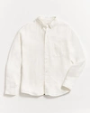 Billy Reid Tuscumbia Linen Shirt Button Down In White