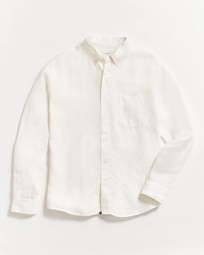 Billy Reid Tuscumbia Linen Shirt Button Down In White