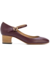 Apc Victoria Leather Mary Jane Pumps
