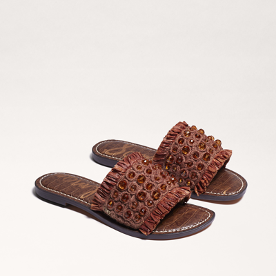 Sam Edelman Gladys Slide Sandal Cuoio In Brown