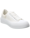 ALEXANDER MCQUEEN ALEXANDER MCQUEEN DECK PLIMSOLL CANVAS & SUEDE SNEAKER