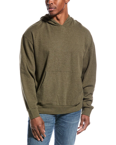 Frame Duo Fold Hoodie In Green