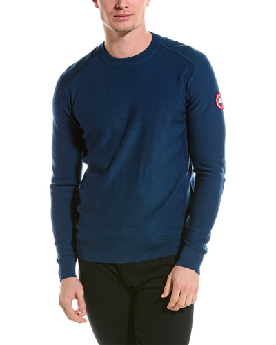 Canada Goose Dartmouth Wool Crewneck Sweater In Blue