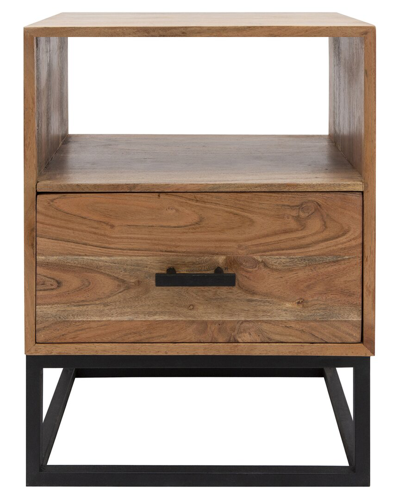 Sagebrook Home 24in Side Table W/ Drawer In Brown