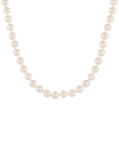 Masako Pearls 14k 8-9mm Akoya Pearl Necklace In White