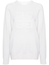 Givenchy Pullover A Maniche Lunghe In Cachemire. In White