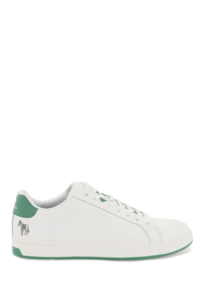 Ps By Paul Smith White & Green Albany Trainers In 1 -
