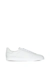 Givenchy Low Top Leather Sneakers With Perforated Detailing In White