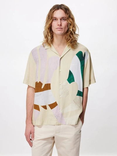 Jacquemus La Chemise Jean Shirt In Baigneuses Beige